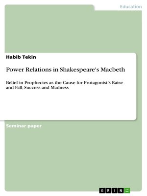 cover image of Power Relations in Shakespeare's Macbeth